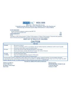 Aquabac WDG3000 - 43% Bacillus thuringiensis subspecies israelensis Strain BMP 144 - 25 Pound (36/Plt)