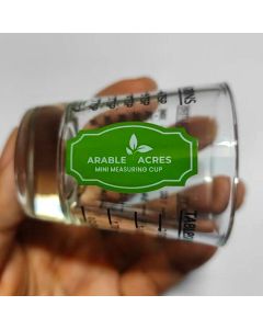 Arable Acres Mini Measuring Cup Shot Glass - 1.5 Ounce (Pack of 12) (4/Cs)