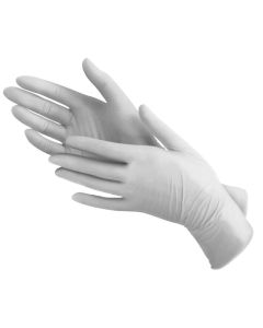Arable Acres Nitrile Gloves - Exam Grade - Powder-Free - White - 3 Mil Thickness - Small (Case of 1000)
