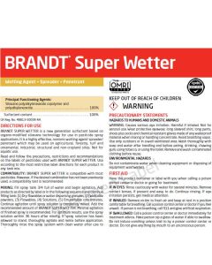 Brandt Super Wetter - 1 Gallon (4/Cs) (192/Plt)
