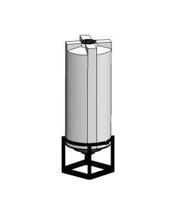 Cylindrical Cone Bottom Tank - 210 -Gallon (30" x 76")