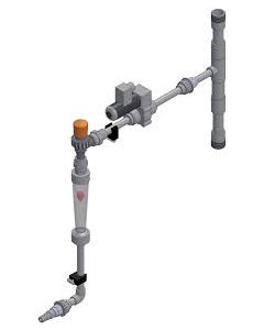Netafim Dosing Channel 50 L/H Rotometer Complete Viton Channel w/ Solenoid