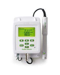 Hanna GroLine Hydroponic Nutrient Monitor for pH, EC, TDS, and Temperature - HI981420 - Wall Mount