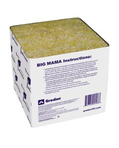 Grodan Improved Gro-Block - Big Mama - 8-Inch x 8-Inch x 8-Inch - No Hole (Case of 18) (12/Plt)