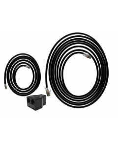 Trolmaster Hydro-X RJ12 to 3.5 Jack Convertor Cable Set - 1x 4' RJ12 to 3.5 Jack Convertor Cable - 1x RJ12 T-Splitter - 1x16' RJ12 Cable (ECS-2)