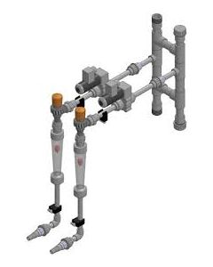 Dosing Channel 50 L/H (13 GPH) Complete w/ FIP S12 Solenoid