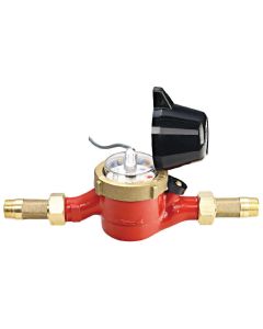 M Water Meter Digital Register 0.1 Gallons/Pulse - 1-Inch