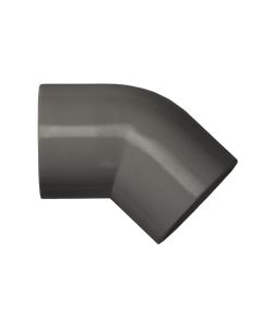PVC 45-Degree Schedule 80 Elbow Fitting - 8-Inch (2/Cs)