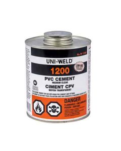 PVC Cement - Clear - Medium Body Glue - 1/4-Pint (24/Cs)