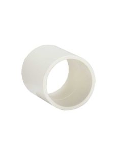 PVC Coupling - Schedule 40 - White - Socket x Socket - 1-1/2-Inch (90/Cs)