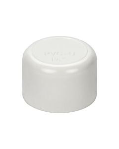PVC End Cap - Schedule 40 - White - Socket - 1-1/4-Inch (216/Cs)