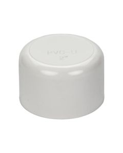 PVC End Cap - Schedule 40 - White - Socket - 2-Inch(90/Cs)