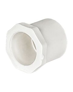 PVC Reducer Bushing - Schedule 40 - White - Spigot x Socket - 1-Inch to 3/4-Inch (360/Cs)