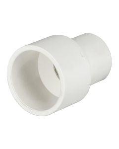 PVC Reducer Coupling - Schedule 40 - White - Socket x Socket - 1-1/2-Inch to 1-Inch (120/Cs)