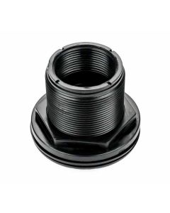 PVC Through-Wall Bulkhead - FPT x FPT - 1-1/2-Inch (50/Cs)