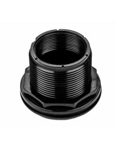 PVC Through-Wall Bulkhead - FPT x FPT - 2-Inch (50/Cs)