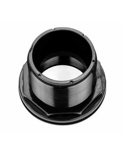 PVC Through-Wall Bulkhead - FPT x FPT - 1-Inch (100/Cs)