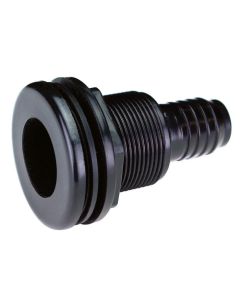 PVC Through-Wall Bulkhead W/Insert - FPT 3/4-Inch