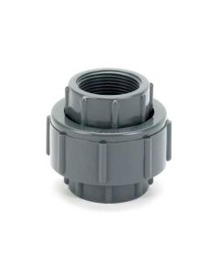 PVC Union - Schedule 40 - Gray - FPT - 1-1/2-Inch (45/Cs)