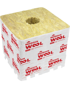 RedRock Grow Block PRO w/ 38/40 Hole - 15x15x10cm - 6-Inch x 6-Inch x 4-Inch (Case of 64) (20 Cs/Plt)