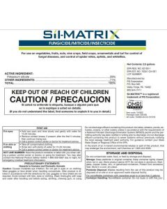 Certis Sil-Matrix LC - Fungicide/Miticide/Insecticide - Potassium Silicate
