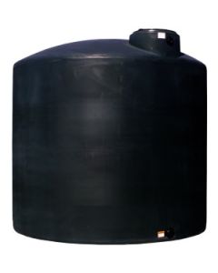 Norwesco Vertical Water Tank - Black - 1000-Gallon (64" x 80")