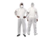 Arable Acres Basic Barrier Disposable Coverall - Category I - Elastic Hood, Waist, Wrist & Ankle - 40 gsm