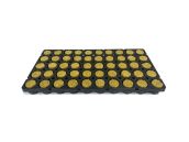 RedRock Round Propagation Plug PRO - 50 CELL TRAY - Center Hole - 38mm/40mm - 1-1/2-Inch (Case of 1,300) (26 Trays/Cs) (20 Cs/Plt)